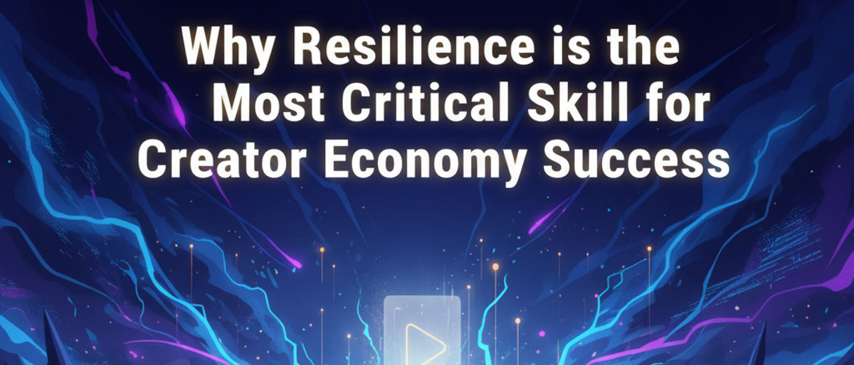 Beyond the Viral Hit: Why Resilience is the Most Critical Skill for Creator Economy Success