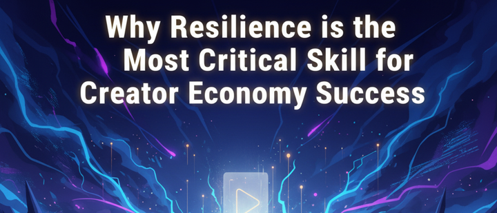 Beyond the Viral Hit: Why Resilience is the Most Critical Skill for Creator Economy Success